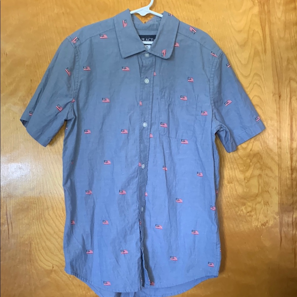EUC Boys Size XL 14 The Children’s Place Button Down Shirt